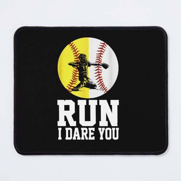 Item preview, Run I Dare You Softball Shirt designed and sold by KIROSALS.