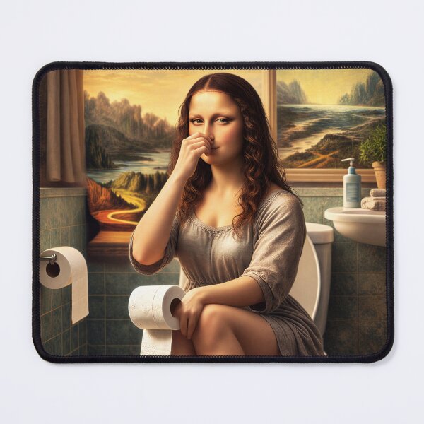 Item preview, Renaissance Style Bathroom Humor Art Print designed and sold by Timegraf.