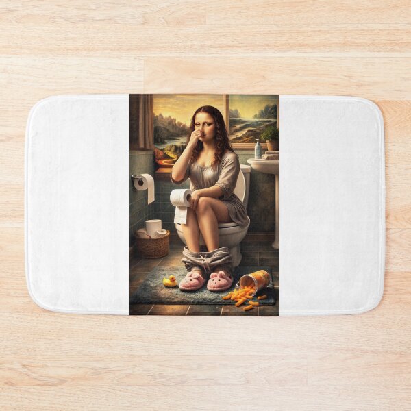 Item preview, Renaissance Style Bathroom Humor Art Print designed and sold by Timegraf.