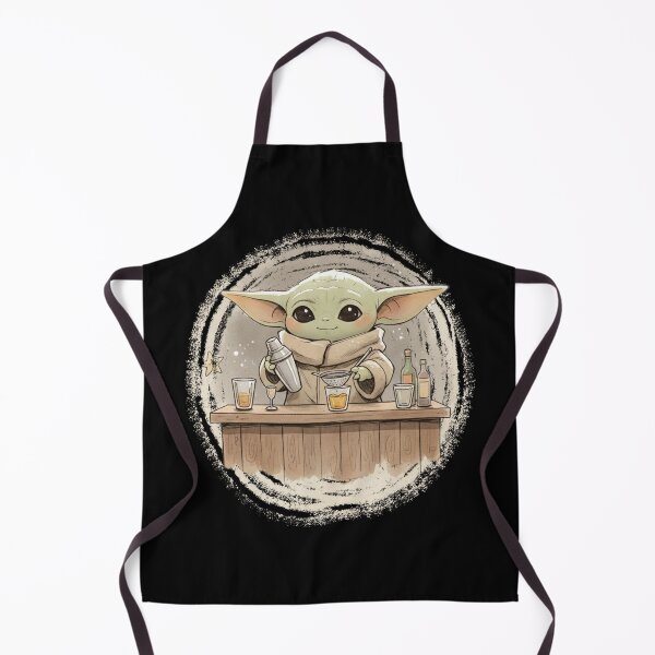 Item preview, BABY YODA BARTENDER designed and sold by LIS AND MELIVERSO.