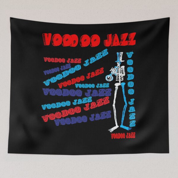 Item preview,  Voodoo Jazz Skull Music Player A Gift For Everyone Who Love Skull designed and sold by Tony Marciante.