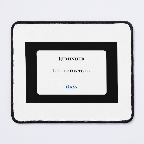 Item preview, Dose of positivity digital reminder pop-up art designed and sold by WhiteCoatPrints.