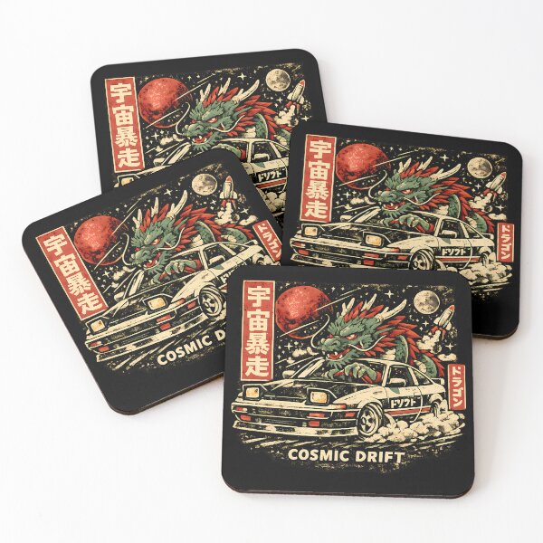 Item preview, Cosmic Drift Tokyo Dragon JDM Space Racing Japanese Street Style designed and sold by VaporTokyo.