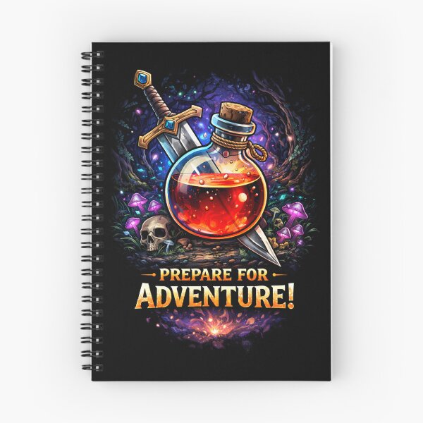 Item preview, RPG Health Potion and Sword Fantasy Adventure designed and sold by DogLord.