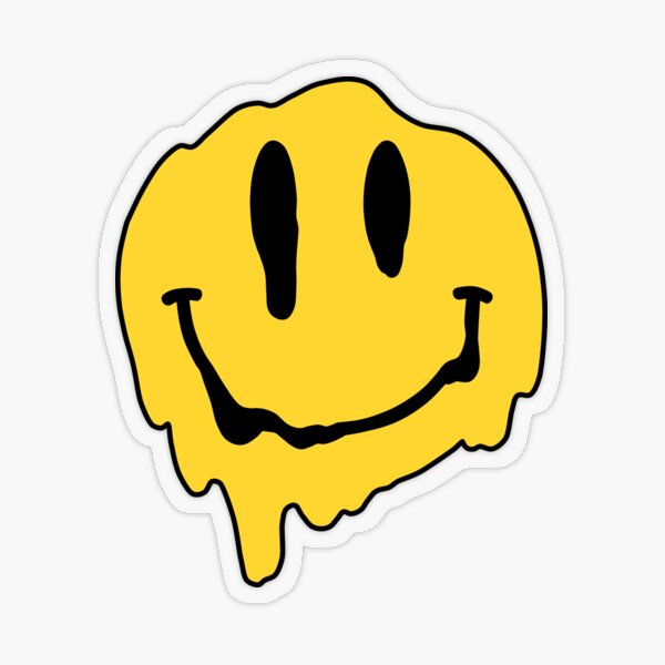 Yellow Smile Transparent Stickers Redbubble