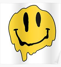 Melting Smiley Face Posters | Redbubble