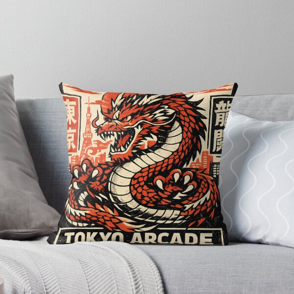 Item preview, Tokyo Arcade Dragon Retro Japan Gaming Street Style designed and sold by VaporTokyo.