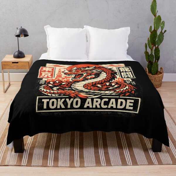 Item preview, Tokyo Arcade Dragon Retro Japan Gaming Street Style designed and sold by VaporTokyo.