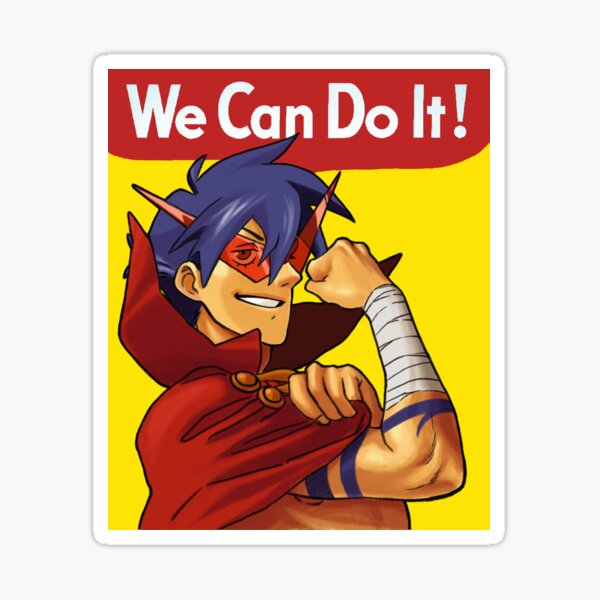 We Can Do It - Gurren Lagann Sticker