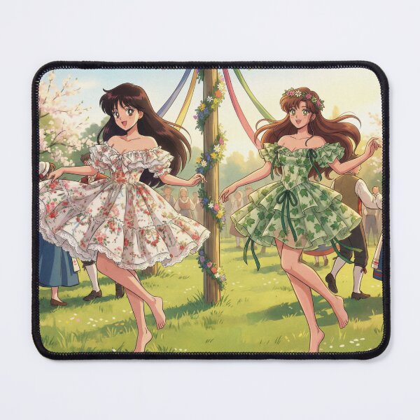 Item preview, Rei and Makoto around the Maypole designed and sold by Solace Sparkles.
