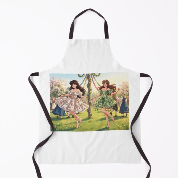 Item preview, Rei and Makoto around the Maypole designed and sold by Solace Sparkles.