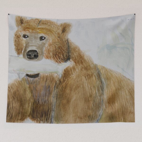 Item preview, Fishing Bear designed and sold by CreativeMatthew.