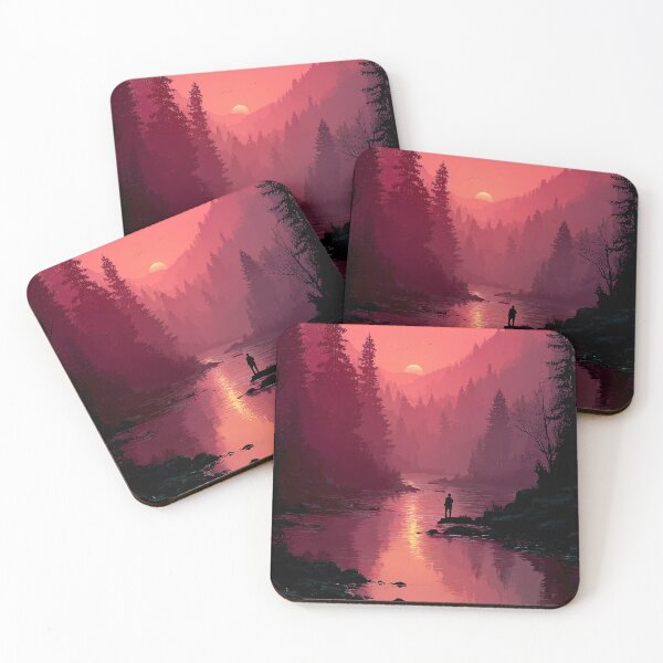 Item preview, Sunrise on the river designed and sold by Thingstolike.