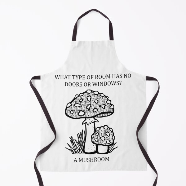Item preview, WHAT TYPE OF ROOM HAS NO DOORS OR WINDOWS? A MUSHROOM designed and sold by oceantospace.