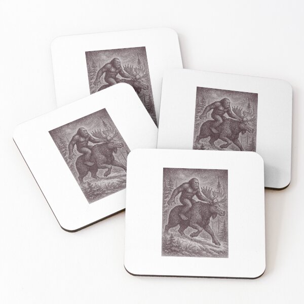 Item preview, Sasquatch Rider – Wild Legend of the Forests designed and sold by LuveraxArt.