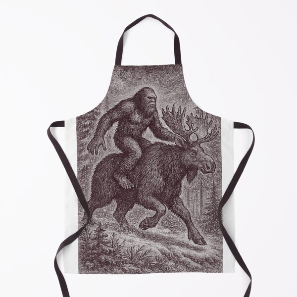 Item preview, Sasquatch Rider – Wild Legend of the Forests designed and sold by LuveraxArt.