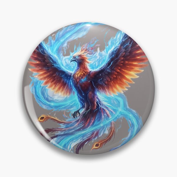Artikelvorschau, Astral Phoenix: Blauer Flammengeist entworfen und verkauft von AstralForgeArt.