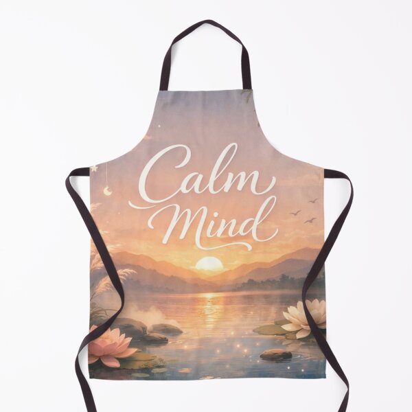 Item preview, Calm Mind Aesthetic Sunset Serenity Design designed and sold by Sanika arts .