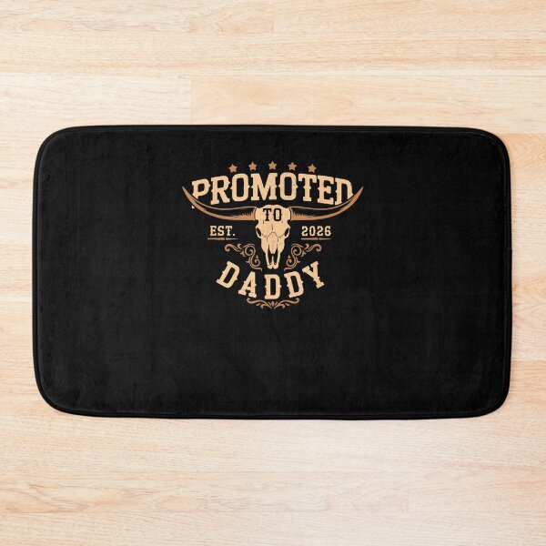 Item preview, Promoted to Daddy Est 2026 Western Cowboy First Time Dad designed and sold by Goleon12.