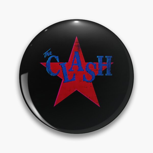 Item preview, The Clash Distressed Offset Star Graphic designed and sold by Tony Marciante.