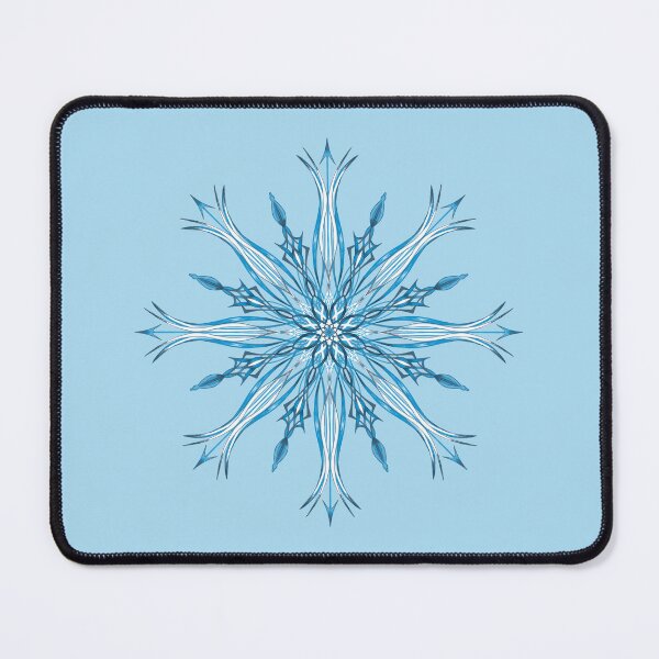 Item preview, Elegant blue snowflake designed and sold by Poplartree.