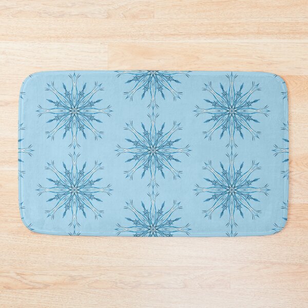 Item preview, Elegant blue snowflake designed and sold by Poplartree.