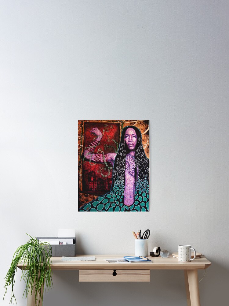 Thumbnail 2 of 3, Poster, Badu designed and sold by ffffred.