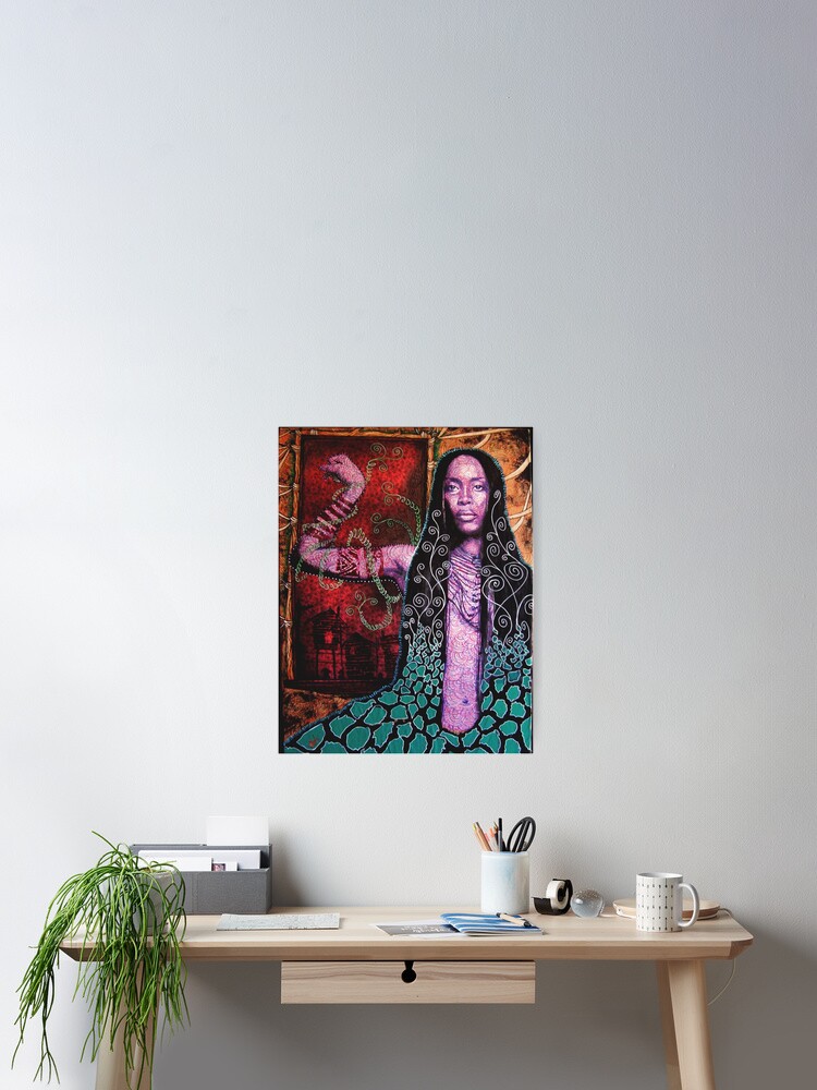 Thumbnail 2 of 3, Poster, Badu designed and sold by ffffred.