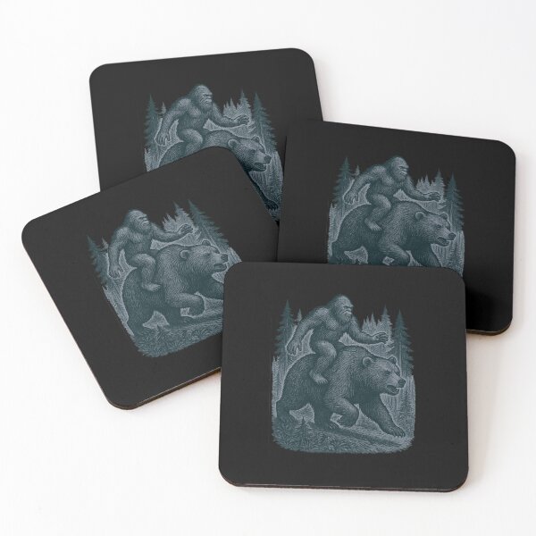 Item preview, Sasquatch Rider – Wild Legend of the Forests designed and sold by LuveraxArt.