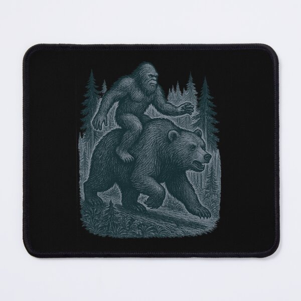 Item preview, Sasquatch Rider – Wild Legend of the Forests designed and sold by LuveraxArt.