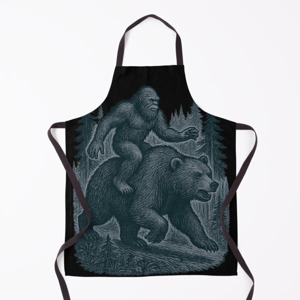 Item preview, Sasquatch Rider – Wild Legend of the Forests designed and sold by LuveraxArt.