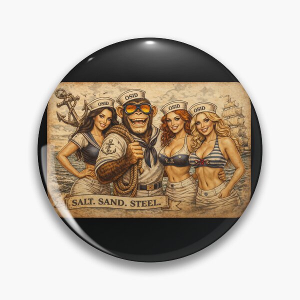 Item preview, Salt. Sand. Steel. – Vintage Sailor Pin-Up Design designed and sold by 131Mayhem.