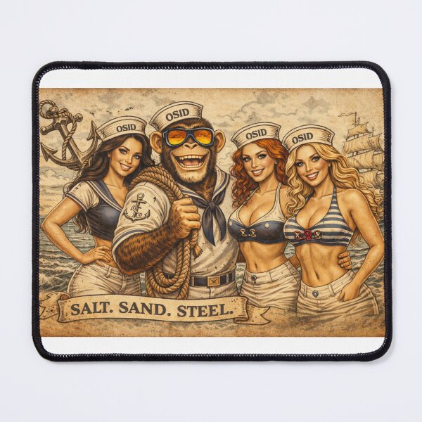 Item preview, Salt. Sand. Steel. – Vintage Sailor Pin-Up Design designed and sold by 131Mayhem.