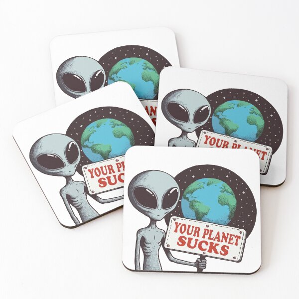 Item preview, Alien Your Planet Sucks designed and sold by Gkinoki.