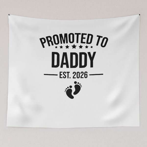 Item preview, Promoted to Daddy Est 2026 New Dad to Be 2026 Future Father designed and sold by Goleon12.