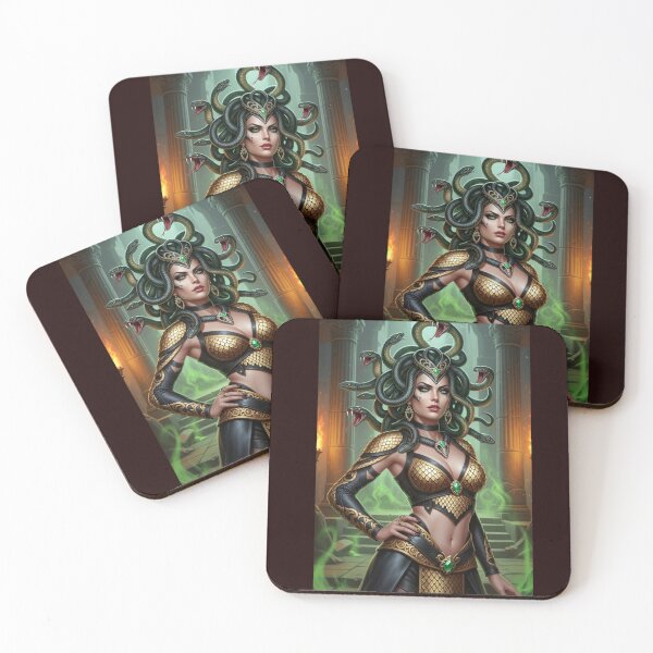 Item preview, Medusa Golden Scale Armor AI Generated Image designed and sold by Prestons Corner.