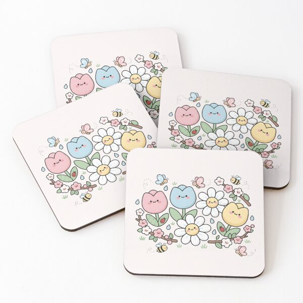 Item preview, Kawaii Spring Flowers designed and sold by naragon4289.