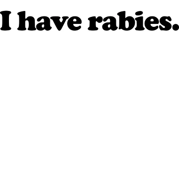 Artwork thumbnail, I Have Rabies Gear by DynamicDesign