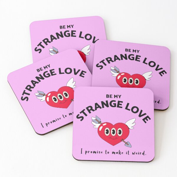 Item preview, Be My Strange Love – Cute Weird Valentine Heart Design designed and sold by TickleSharkDsg.