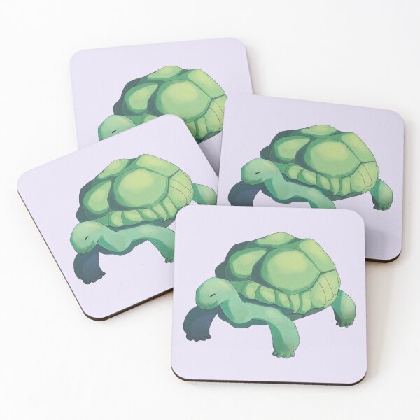 Item preview, Cute Smiling Green Tortoise Illustration designed and sold by hauntedlio.