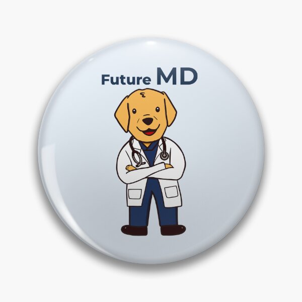Item preview, Future MD Cute Doctor Dog – Medical Student Gift for White Coat Ceremony & Med School designed and sold by Still Learning Days.