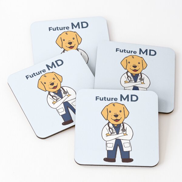Item preview, Future MD Cute Doctor Dog – Medical Student Gift for White Coat Ceremony & Med School designed and sold by Still Learning Days.