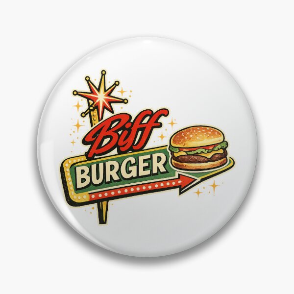 Item preview, Retro Biff Burger Joint Sign Vintage Diner  designed and sold by The Junto Shop.