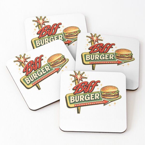 Item preview, Retro Biff Burger Joint Sign Vintage Diner  designed and sold by The Junto Shop.