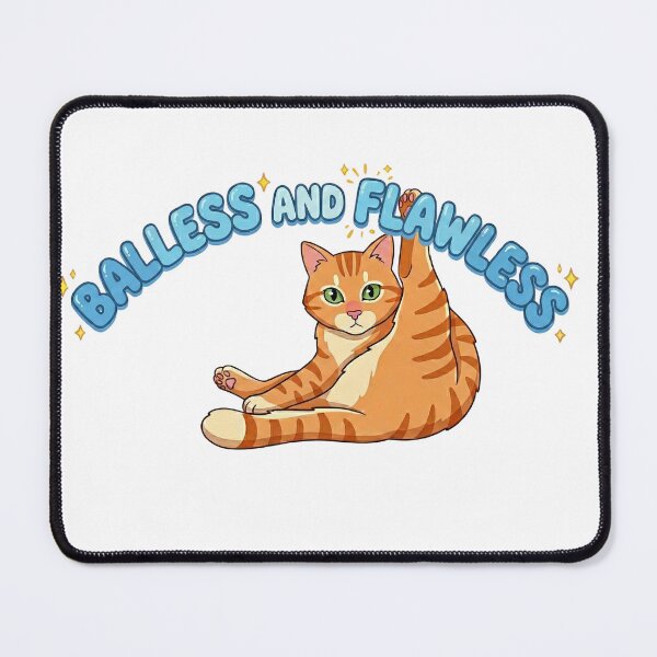 Item preview, Balless and Flawless Cat designed and sold by nicolethebowl.