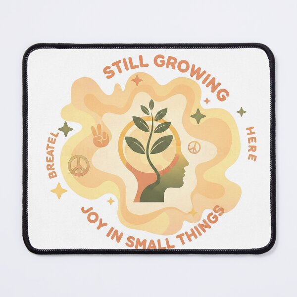 Item preview, Still Growing Retro Aesthetic | Mindful 90s Groovy Graphic designed and sold by ChameloX.