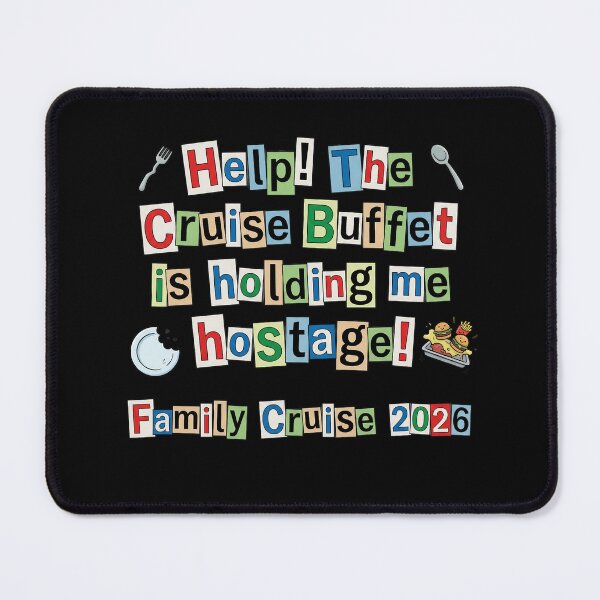 Item preview, Help! The Cruise Buffet Is Holding Me Hostage – Family Cruise 2026 Funny Design designed and sold by GiftedExplorer.
