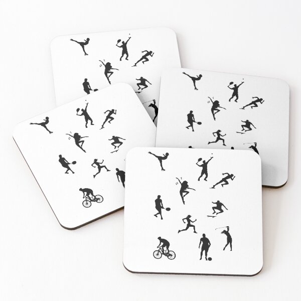 Item preview, Sports Silhouette Collage - Multi-Sport Athlete Design designed and sold by Tamer ⭐⭐⭐⭐⭐.