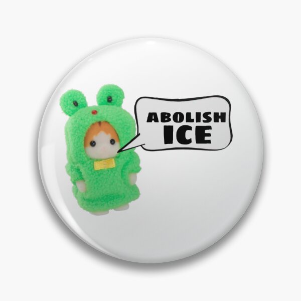 Item preview, abolish ICE frog calico critter  designed and sold by unequivocallyso.