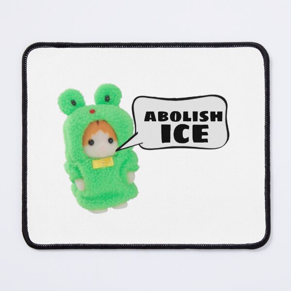 Item preview, abolish ICE frog calico critter designed and sold by unequivocallyso.